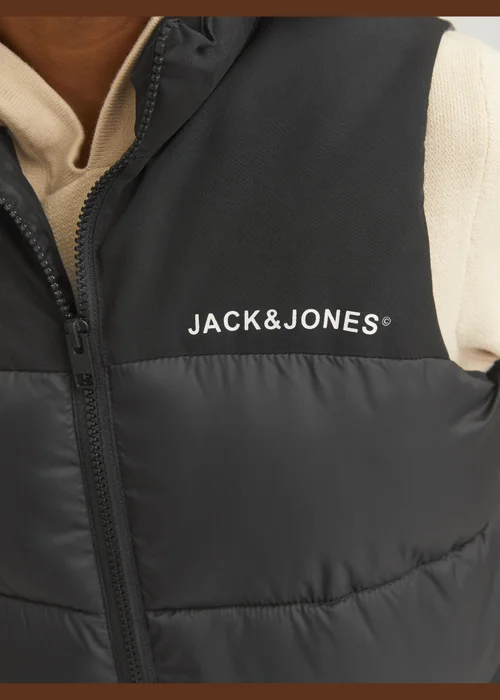 Jack & Jones Black Kids Bodywarmer (6-16yrs) - 6 Yrs Image 5