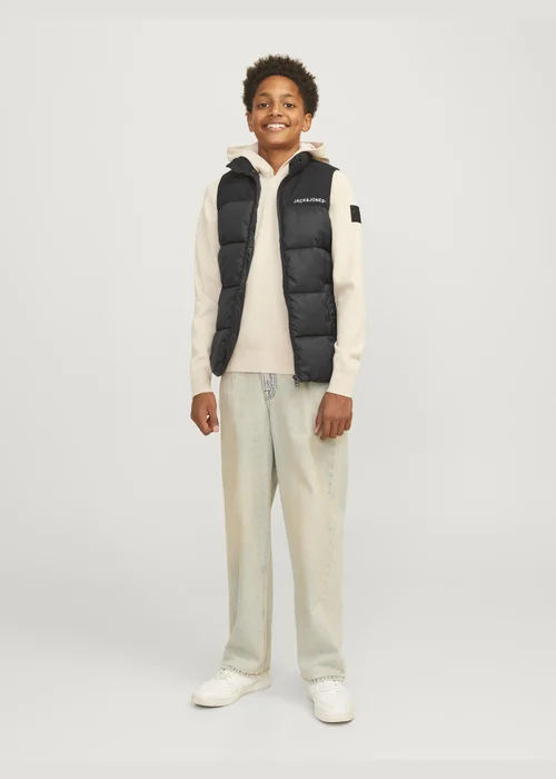 Jack & Jones Black Kids Bodywarmer (6-16yrs) - 6 Yrs Image 1