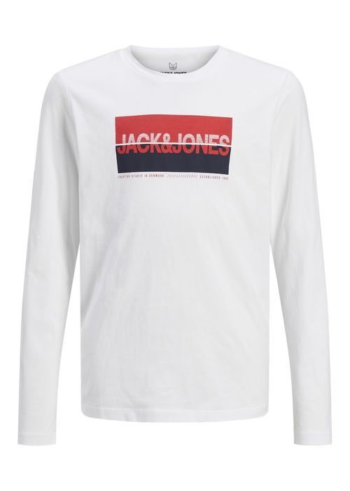 Jack & Jones Kids White Long Sleeve T-Shirt (8-16yrs) - Age 6 Years Image 6