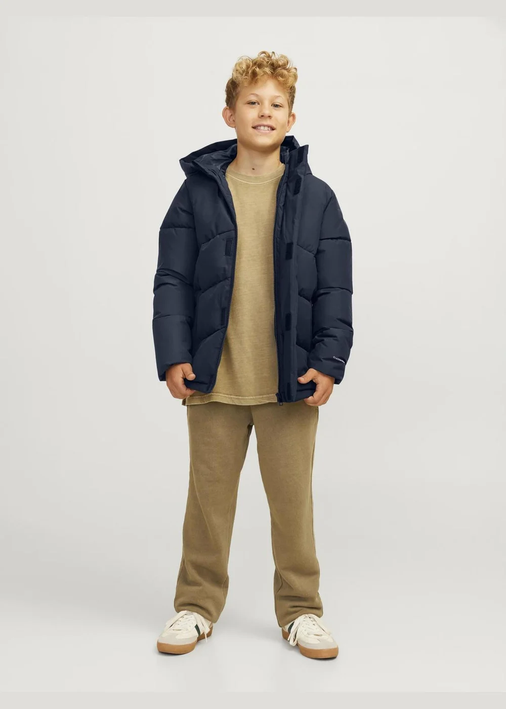 Jack & Jones Kids Navy Puffer Jacket (6-16yrs) - 6 Yrs Image 3