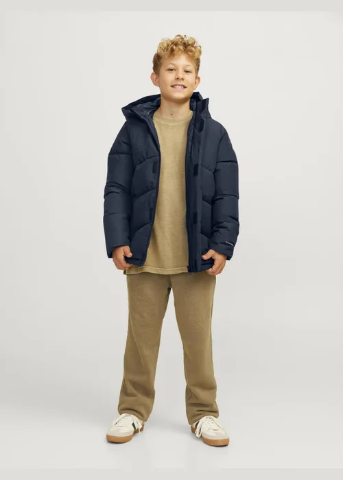 Jack & Jones Kids Navy Puffer Jacket (6-16yrs) - 6 Yrs Image 3