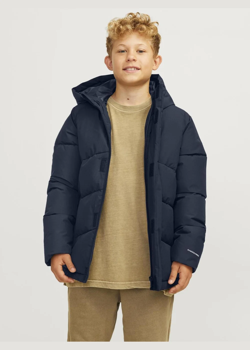 Jack & Jones Kids Navy Puffer Jacket (6-16yrs) - 6 Yrs Image 1