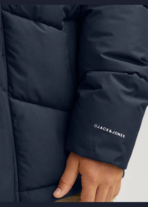 Jack & Jones Kids Navy Puffer Jacket (6-16yrs) - 6 Yrs Image 5