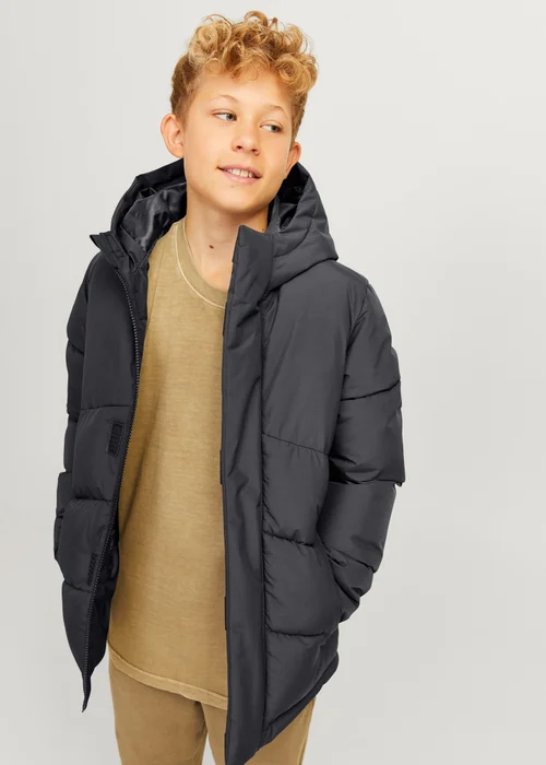 Jack & Jones Kids Grey Puffer Jacket (6-16yrs) - 6 Yrs Image 1
