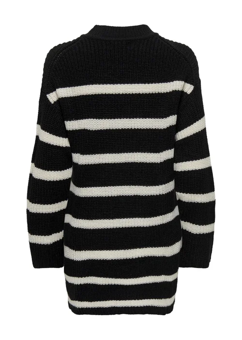 JDY Black Stripe Jumper Dress - 8 Image 2
