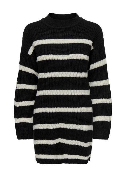 JDY Black Stripe Jumper Dress - 8 Image 1