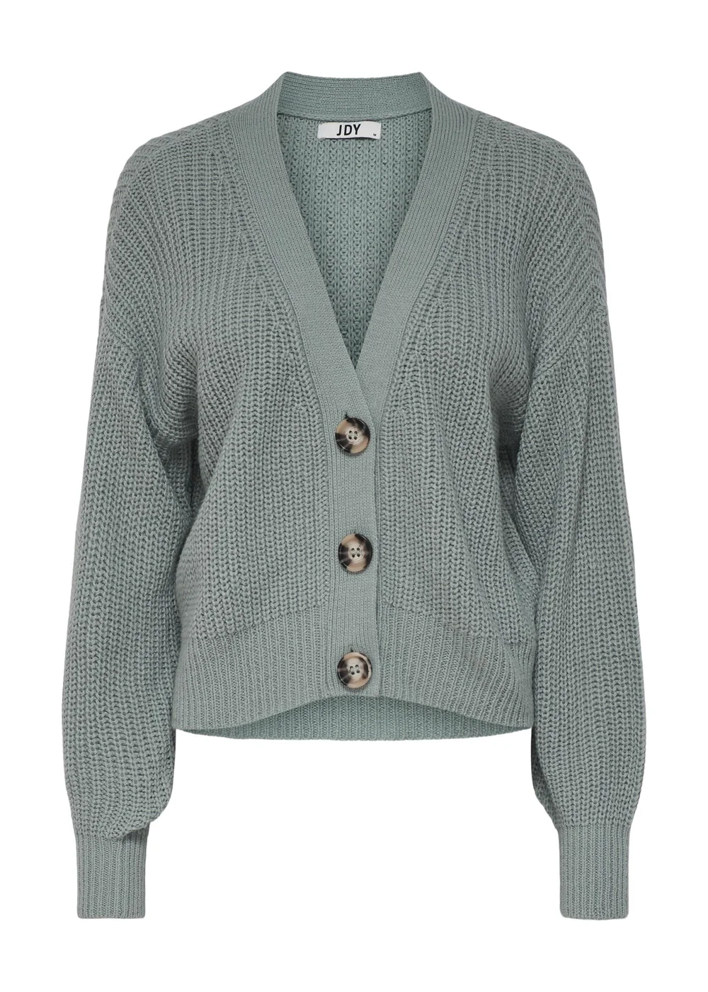 JDY Grey Rib Knitted Cardigan - 8 Image 5