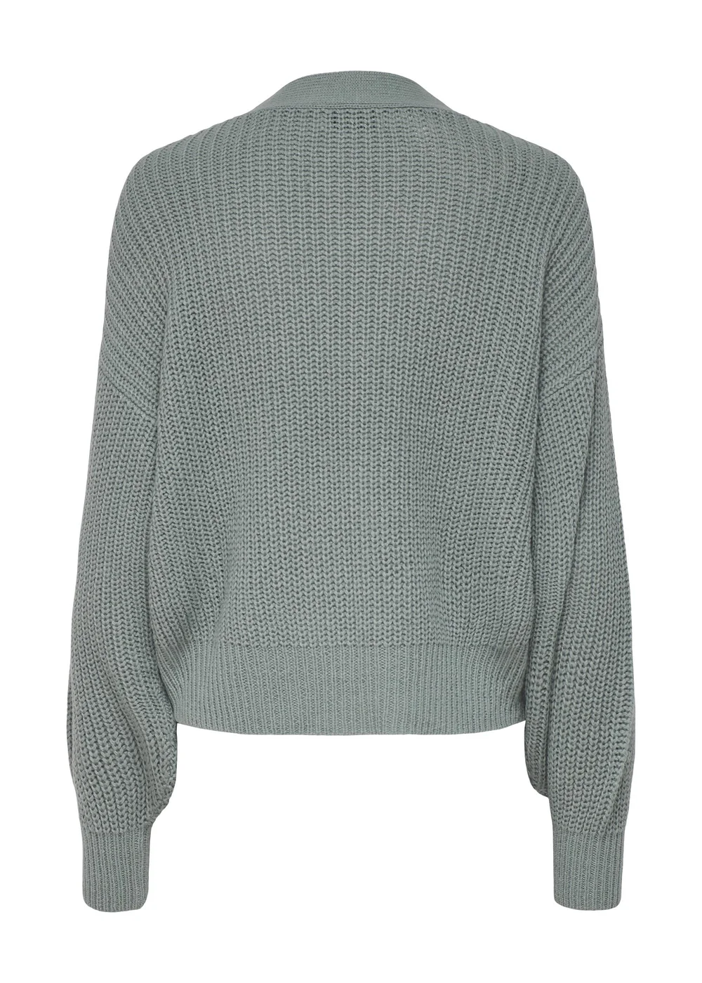 JDY Grey Rib Knitted Cardigan - 8 Image 6