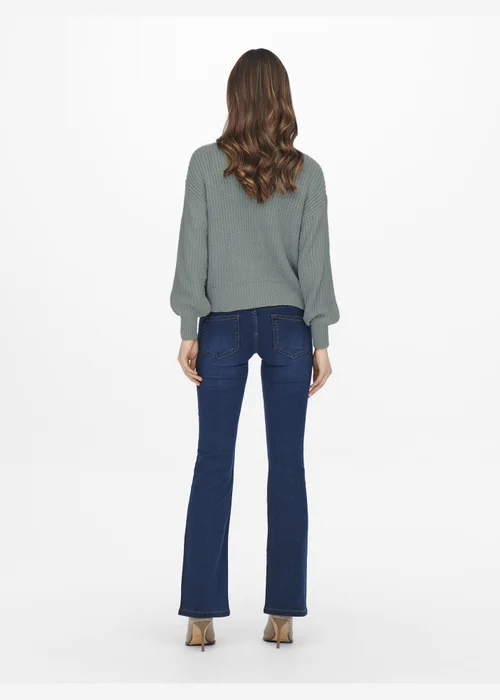 JDY Grey Rib Knitted Cardigan - 8 Image 2