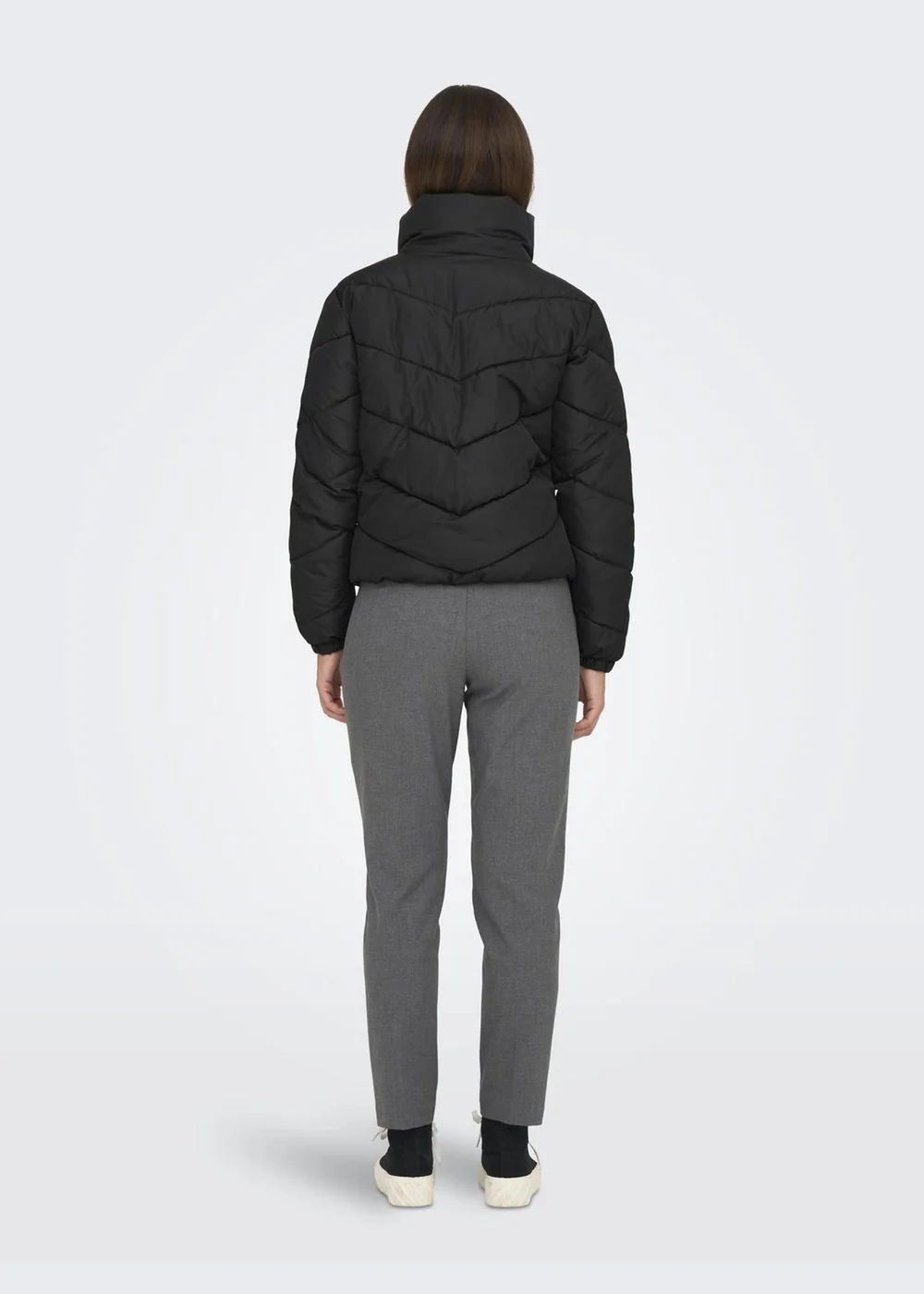 JDY Black Short Padded Jacket - 8 Image 2