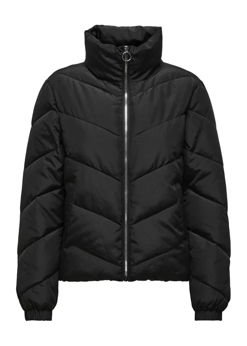 JDY Black Short Padded Jacket - 8 Image 6