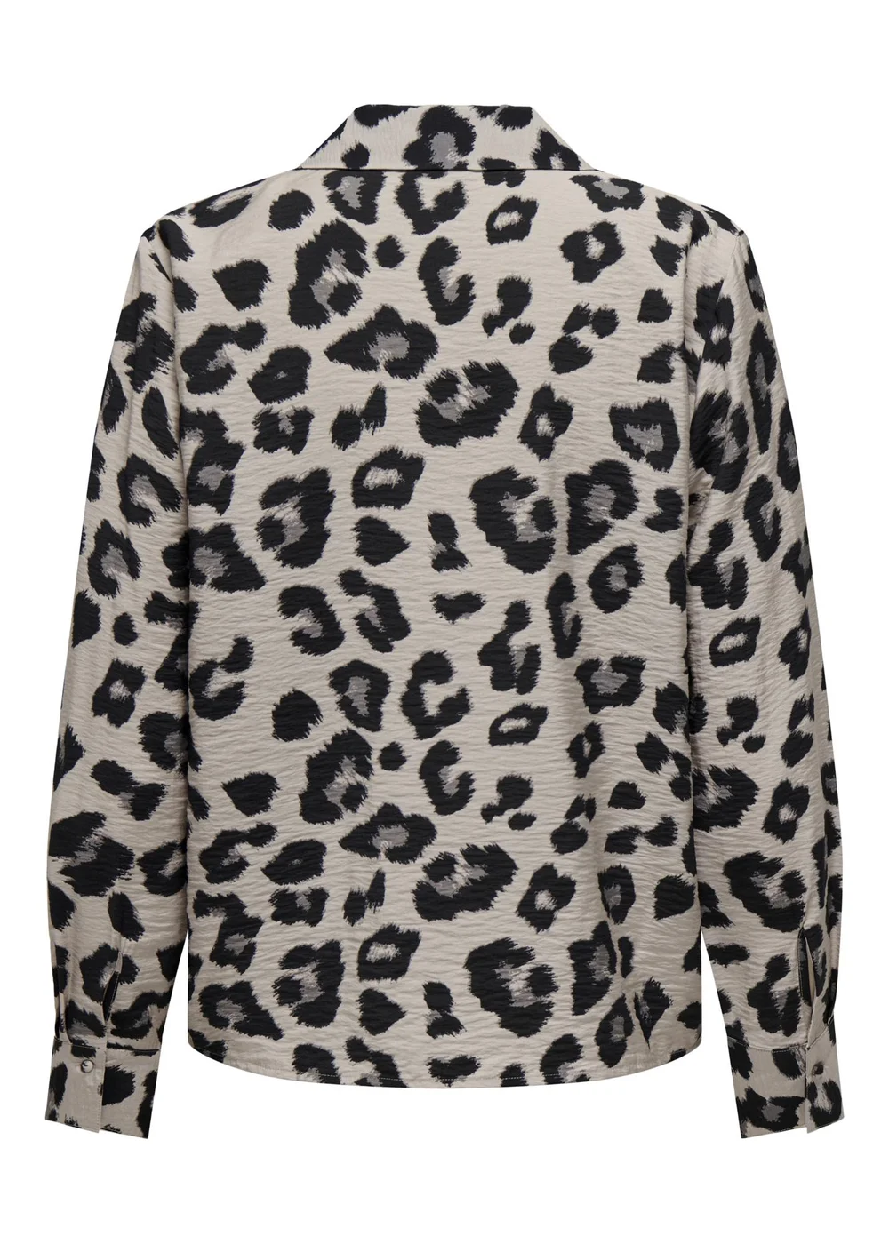 JDY Beige Animal Satin Shirt - 16 Image 5