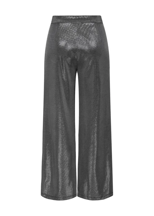 JDY Silver Glitter Trousers - 8 Image 3