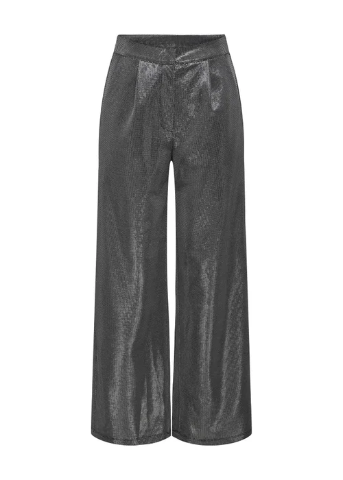 JDY Silver Glitter Trousers - 8 Image 2