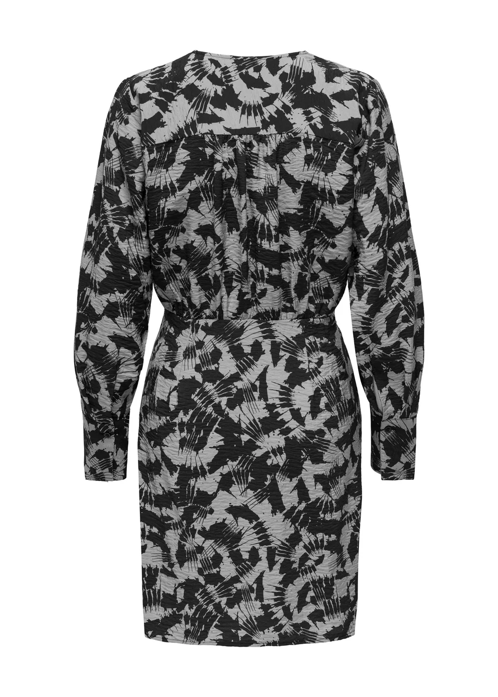 JDY Grey Wrap Dress - Size 8 Image 8