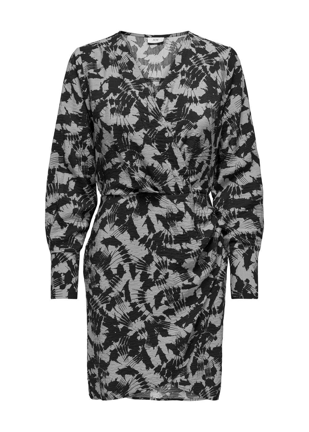 JDY Grey Wrap Dress - Size 8 Image 7
