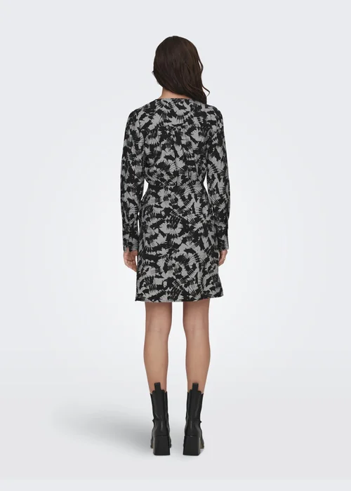JDY Grey Wrap Dress - Size 8 Image 2
