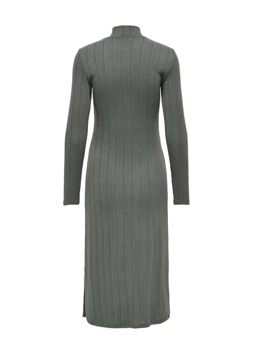 JDY Grey Turtleneck Dress - Size 8 Image 2