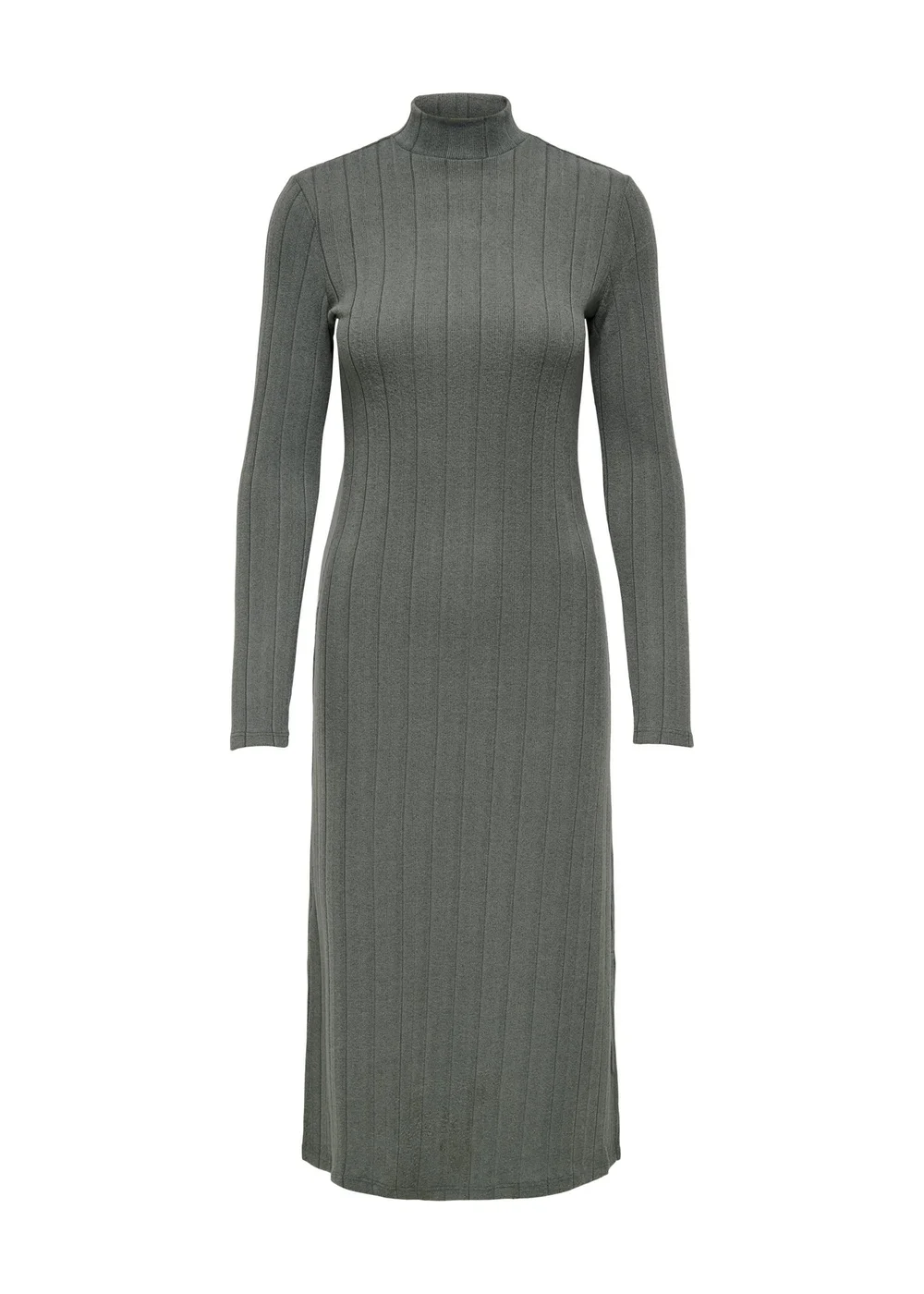 JDY Grey Turtleneck Dress - Size 8 Image 1