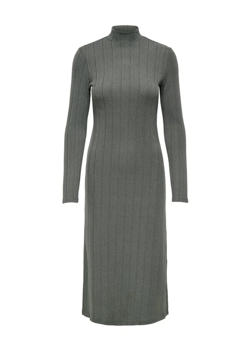 JDY Grey Turtleneck Dress - Size 8 Image 1