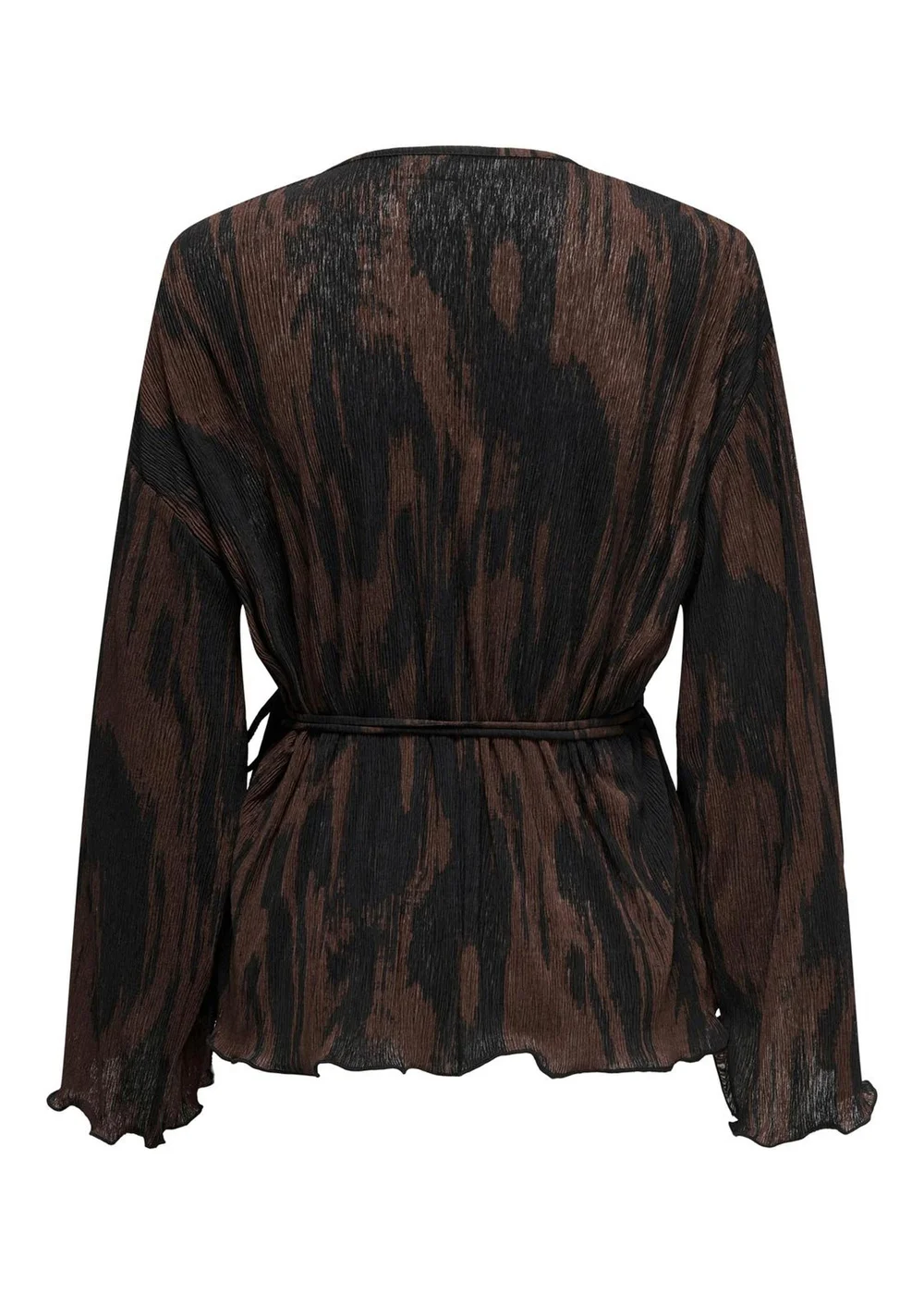 JDY Black Wrap Blouse - 8 Image 2