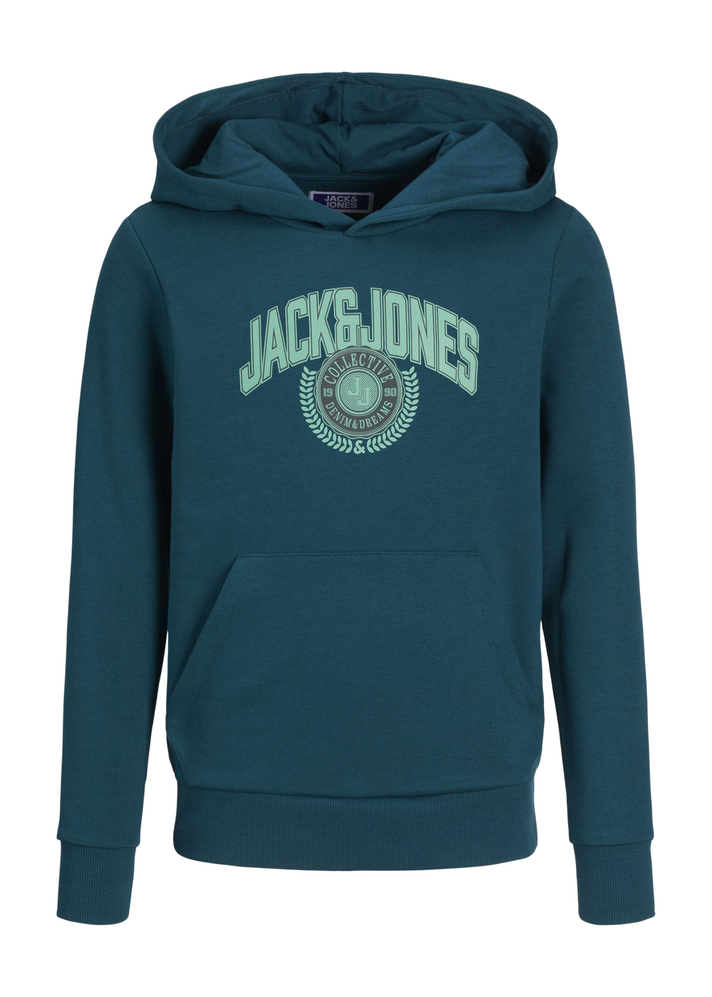 Jack & Jones Kids Teal Hoodie (10-16yrs) - 8 Yrs Image 7