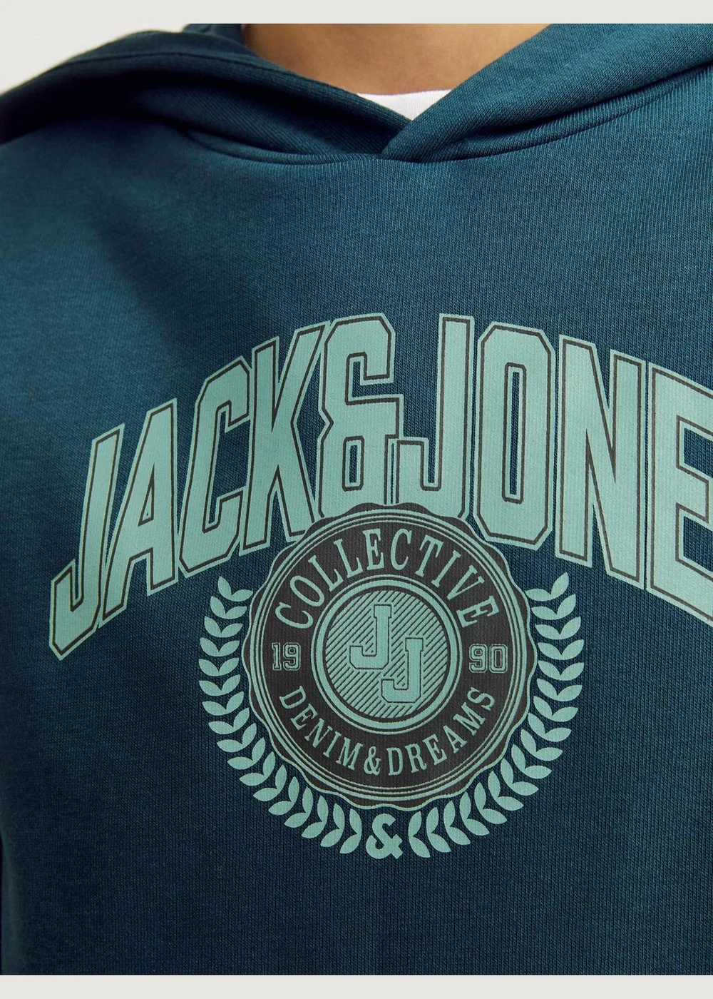 Jack & Jones Kids Teal Hoodie (10-16yrs) - 8 Yrs Image 5