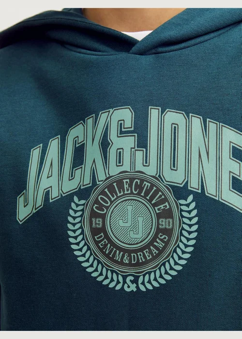 Jack & Jones Kids Teal Hoodie (10-16yrs) - 8 Yrs Image 5