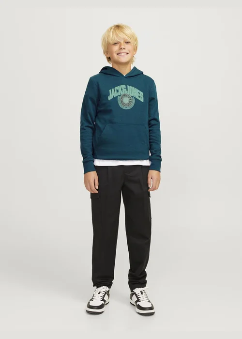 Jack & Jones Kids Teal Hoodie (10-16yrs) - 8 Yrs Image 1