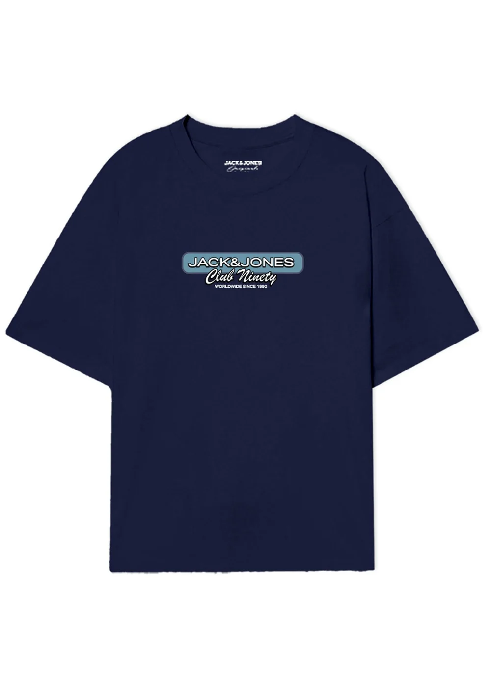 Jack & Jones Boys Blue Logo T-Shirt (8-16yrs) - Age 8 Years Image 1