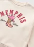 Girls Cream Cowgirl Boots Sweatshirt (7-15yrs) - 7 Yrs Image 2