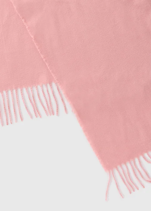 Pink Tassel Scarf - One Size Image 2