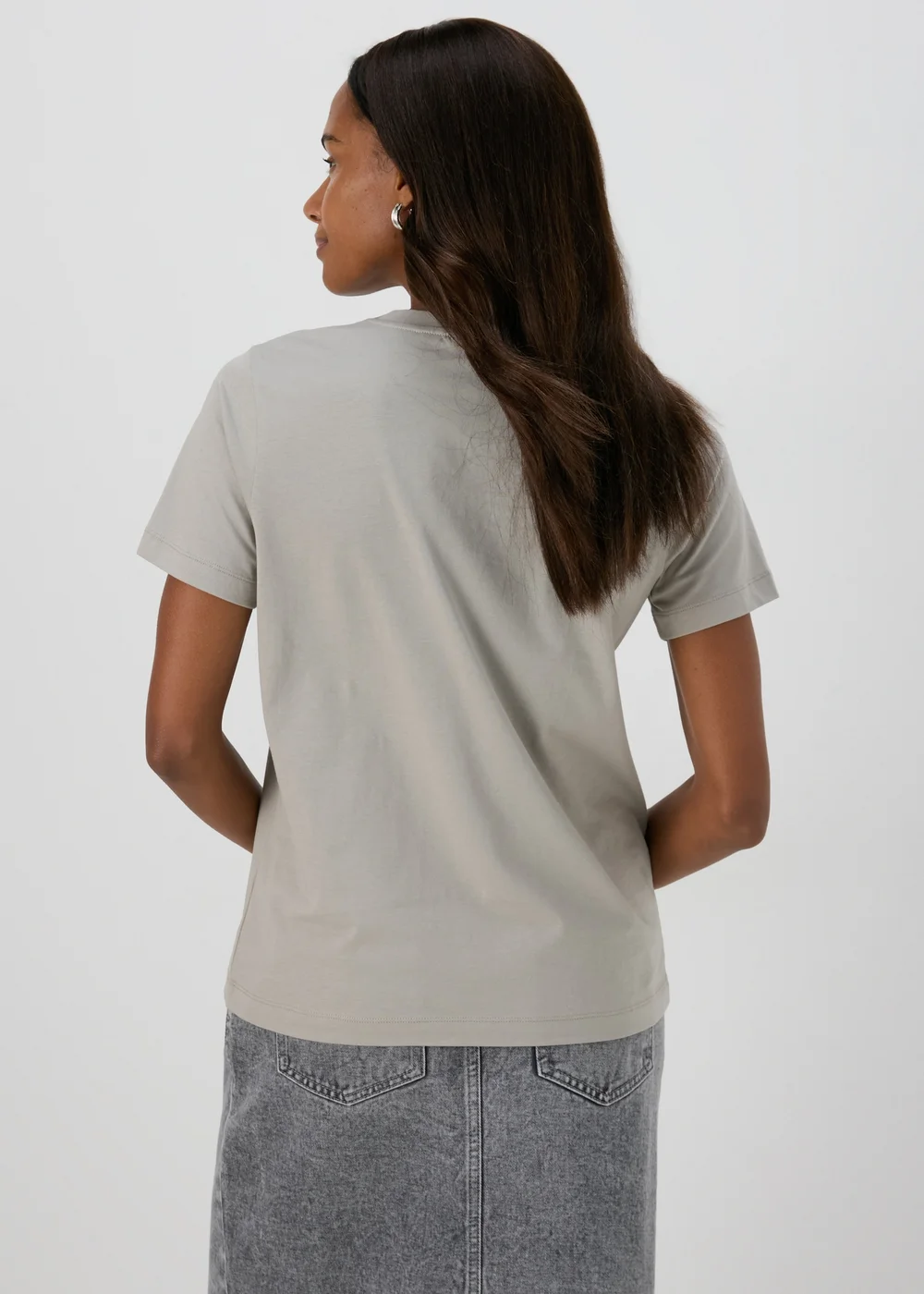 Grey Mickey Mouse T-Shirt - Small Image 2
