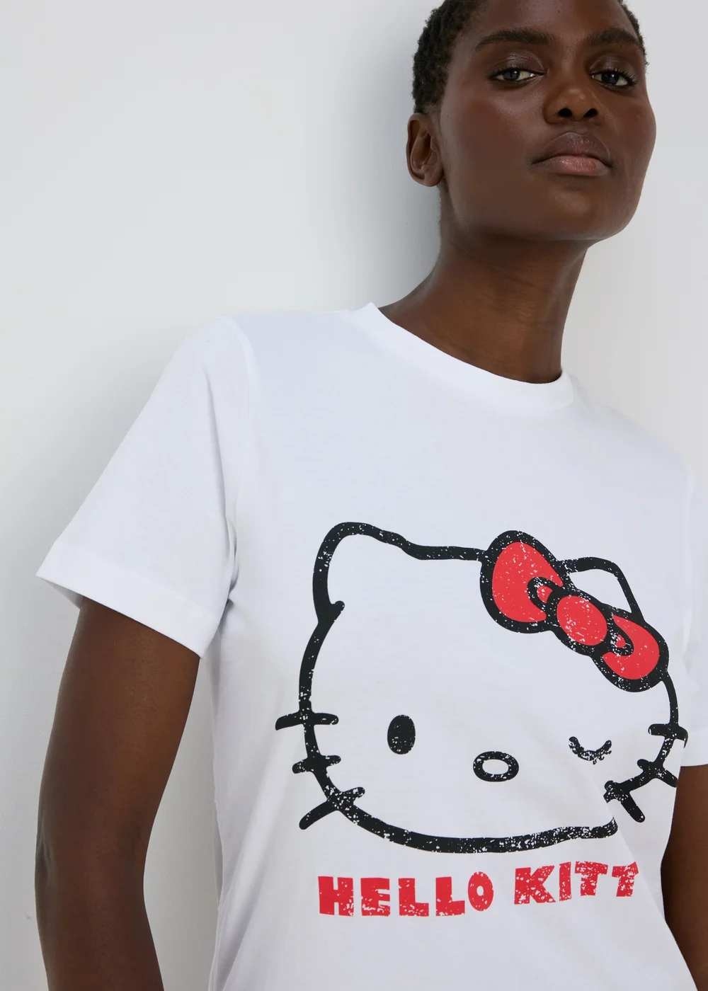 White Hello Kitty T-Shirt - S Image 3