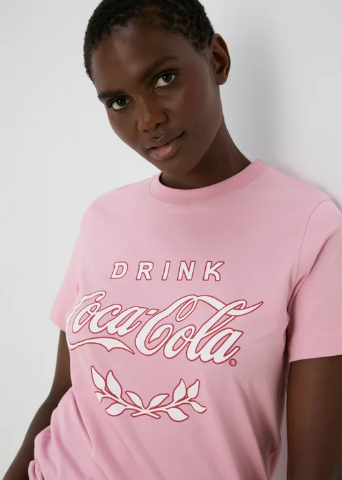 Pink Coca Cola T-Shirt - S Image 3