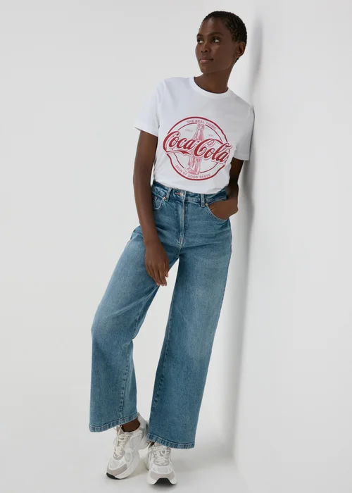 White Coca Cola T-Shirt - Small Image 4