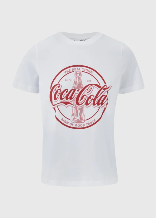 White Coca Cola T-Shirt - Small Image 5