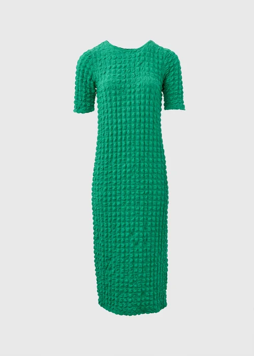 Green Hyper Texture Midi Dress - Size 8 Image 5