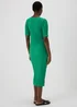 Green Hyper Texture Midi Dress - Size 8 Image 2