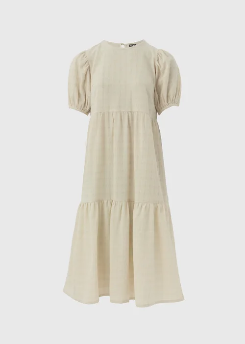 Stone Textured Smock Maxi Dress - 8 Image 5