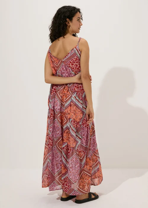 Multicolour Patchwork Print Cami Dress - 8 Image 2