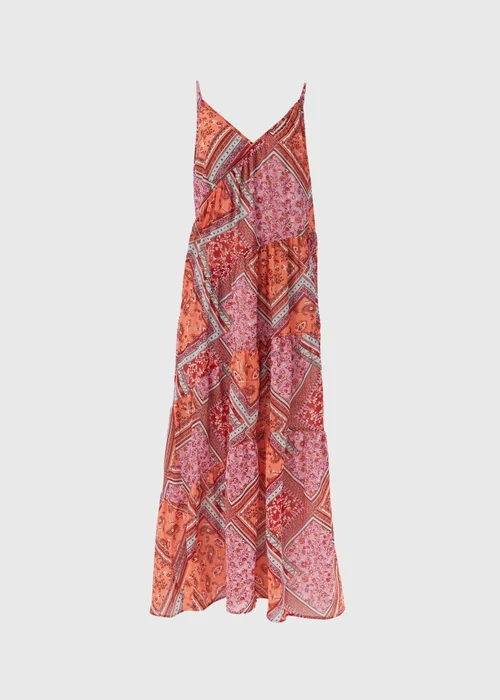 Multicolour Patchwork Print Cami Dress - 8 Image 5