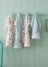 Catherine Lansfield Cream Strawberry Garden Cotton Towel Pack of 4 (50x70 cm) - One Size Image 2