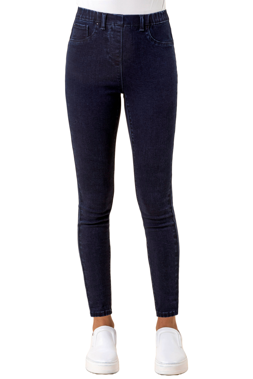 Roman Indigo Ultimate Denim Cropped Jegging (29 Inch) - 22 Image 1