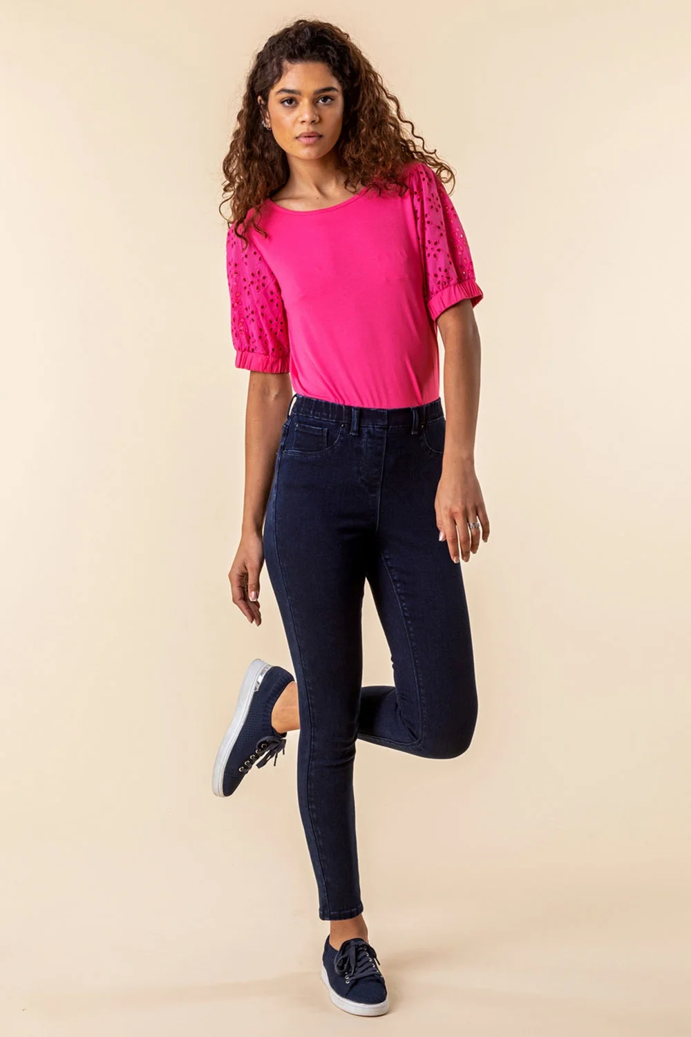 Roman Indigo Ultimate Denim Cropped Jegging (29 Inch) - 22 Image 2