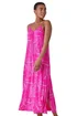 Roman Fuchsia Abstract Stretch Jersey Pocket Midi Dress - 14 Image 2