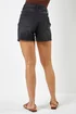 Roman Black Washed Denim Stretch Shorts - 10 Image 2