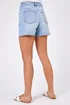 Roman Light Blue Washed Denim Stretch Shorts - 12 Image 2