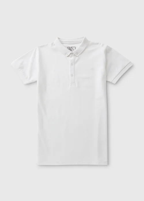 Boys White Polo Shirt (7-15yrs) - Age 7 Years Image 1