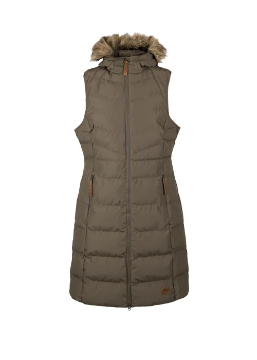 Trespass Khaki Audrey Gilet - S Image 1